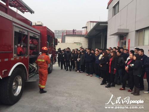 北京大兴支队为两会重点服务保障单位开展消防