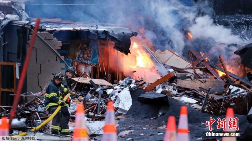 美國西雅圖一居民區發生爆炸 9名消防員受傷