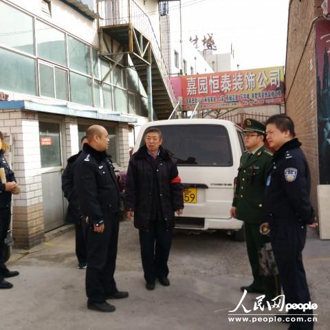 北京大兴消防支队对辖区建材市场开展消防安全