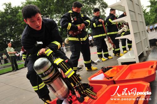 北京消防部门开展对中央部委单位的消防培训演