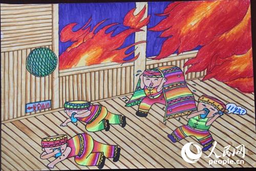 云南普洱:儿童消防作文、绘画征稿活动如火如