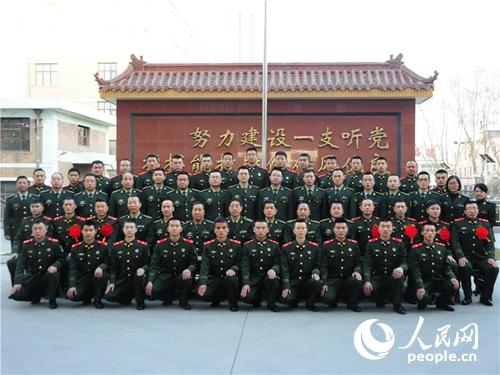 甘肅慶陽支隊隆重舉行2016年冬季老兵復退及歡送儀式